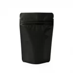 Black, Stand-up, Zip Lock, Pouches, 3.5in x 6in, Pack of 100