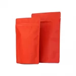 Red, Stand-up, Zip Lock, Pouches, 3.5in x 6in, Pack of 100