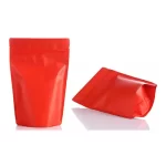 Red, Stand-up, Zip Lock, Pouches, 6in x 9in, Pack of 100