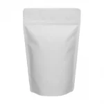 White, Stand-up, Zip Lock, Pouches, 3.5in x 6in, Pack of 100