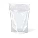 Transparent, Stand-up, Zip Lock, Pouches, 3.5in x 6in, Pack of 100