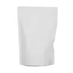 White, Stand-up, Zip Lock, Pouches, 8in x 12in, Pack of 100