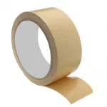 Brown, 80gsm, Round, Self Adhesive, Paper, Tapes, 2in x 50m, Pack of 12