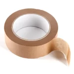 Brown, 80gsm, Round, Self Adhesive, Paper, Tapes, 2in x 50m, Pack of 12