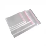 50microns, Transparent, Flap Seal, Storage (BOPP), Bags, 10in x 12in, Pack of 100