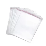 50microns, Transparent, Flap Seal, Storage (BOPP), Bags, 10in x 12in, Pack of 100