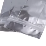 One side Metallized, Stand-up, Zip Lock, Pouches, 3.5in x 6in, Pack of 100