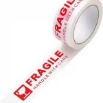 Transparent, 40microns, Fragile Handle with Care, Self adhesive, Tapes, 48mm x 65m, Pack of 12