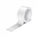 White, 40microns, Round, Self adhesive, Tapes, 48mm x 65m, Pack of 12