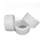 White, 40microns, Round, Self adhesive, Tapes, 48mm x 65m, Pack of 12