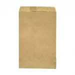 Brown, 55gsm,  Without Gusset, Grocery, Bags, 5in x 7in, Pack of 100