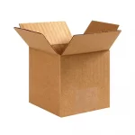 Brown, 03ply, Cube, Corrugated, Multipurpose, Boxes, 4in x 4in x 4in, Pack of 100