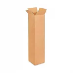 Brown, 03ply, Long, Corrugated, Boxes, 4in x 4in x 24in, Pack of 25