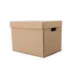 Brown, 05ply, Book style, Corrugated, Office File, Boxes, 16in x 13in x 12in, Pack of 10