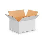 White, 03ply, Universal, Corrugated, Multipurpose, Boxes, 8in x 4in x 4in, Pack of 100