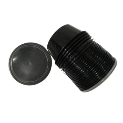 500 Ml Black Round Container With Air Tight Transparent Lid:Set Of 25 - FOR Food Delivery - Image 3